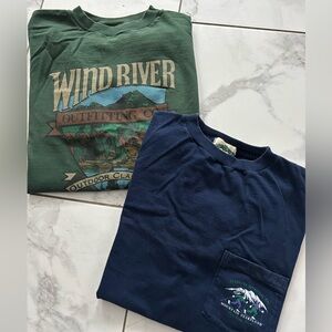 90’s Vintage Windriver Outfitters Canadian outdoors graphic tees